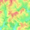 Strickland Heights topographic map, elevation, terrain