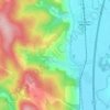 Nad lomom topographic map, elevation, terrain
