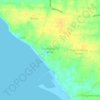Tegal Badeng Barat topographic map, elevation, terrain