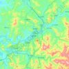 Benxi topographic map, elevation, terrain