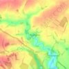 Kiddington topographic map, elevation, terrain