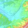 Lipik topographic map, elevation, terrain