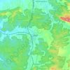 Geyer topographic map, elevation, terrain