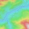 Kebang topographic map, elevation, terrain