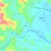 Mamo topographic map, elevation, terrain
