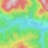 Telire topographic map, elevation, terrain