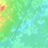 Deans topographic map, elevation, terrain