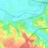 Giardino di Roma topographic map, elevation, terrain