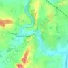 Brownhill topographic map, elevation, terrain