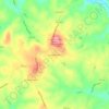 Chestnut Grove topographic map, elevation, terrain