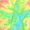 Headbourne Worthy topographic map, elevation, terrain