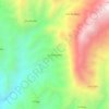 La Rinconada topographic map, elevation, terrain