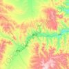 Xiahe topographic map, elevation, terrain