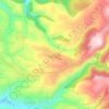 Kfar Falous topographic map, elevation, terrain
