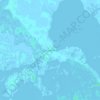 Lake Judge Perez topographic map, elevation, terrain