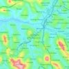 Kyengera topographic map, elevation, terrain