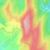 Shining Tor topographic map, elevation, terrain