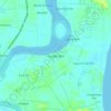 Sungai Apit topographic map, elevation, terrain