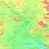 Sambalpur topographic map, elevation, terrain