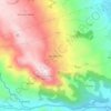 San Juan Sur topographic map, elevation, terrain