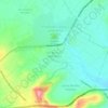 San Bernabé Temoxtitla topographic map, elevation, terrain