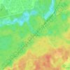 Pažeimenė topographic map, elevation, terrain