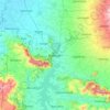 Wonogiri topographic map, elevation, terrain