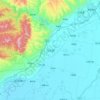 Wenshui topographic map, elevation, terrain