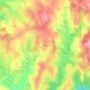 Le Mons topographic map, elevation, terrain