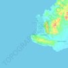 Negril topographic map, elevation, terrain