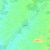 Gagnoa topographic map, elevation, terrain