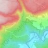 Horseshoe Falls topographic map, elevation, terrain