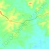 Sekijang topographic map, elevation, terrain