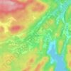 Sannidal topographic map, elevation, terrain