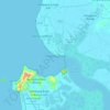 Tanjung Dawai topographic map, elevation, terrain