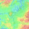 Thurston topographic map, elevation, terrain
