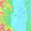 Kalay topographic map, elevation, terrain