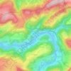 Saint-Ursanne topographic map, elevation, terrain