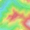Cime de Campbel topographic map, elevation, terrain