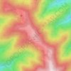 Olan topographic map, elevation, terrain