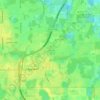 Gabriella topographic map, elevation, terrain