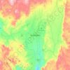 Antsirabe topographic map, elevation, terrain