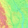 Moldova topographic map, elevation, terrain