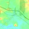 Buangor topographic map, elevation, terrain