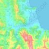 Tétouan ⵜⵉⵟⵟⴰⵡⵉⵏ تطوان topographic map, elevation, terrain