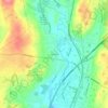 Yalesville topographic map, elevation, terrain