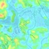 Quitla topographic map, elevation, terrain