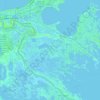 Delacroix Island topographic map, elevation, terrain