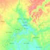 Jovellar topographic map, elevation, terrain