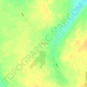 Chititima topographic map, elevation, terrain